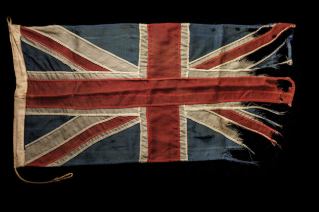 WALLY HERBERT, TRANS-ARCTIC CROSSING EXPEDITION FLAG 1968-1969